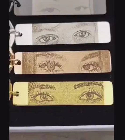 Kişiye Özel Fotoğraflı Mirada Anahtarlık